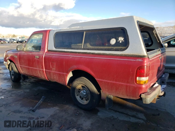 1995 Ford Ranger Splash with VIN 1FTCR10X7SPB00077, listed as a Copart auction lot 82343634 with 217,597 mi miles and Salvage Title. Bid and sale history available at carsss.com. Image 2.