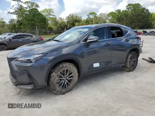 2025 Lexus NX with VIN 2T2GDCAZXSC016387, listed as a Copart auction lot 75824514 with 0 mi miles and Non Repairable. Bid and sale history available at carsss.com. Image 1.