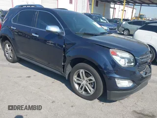 2016 Chevrolet Equinox LTZ with VIN 2GNALDEK3G6228404, listed as a IAAI auction lot 41973474 with 142,806 mi miles. Bid and sale history available at carsss.com. Image 1.