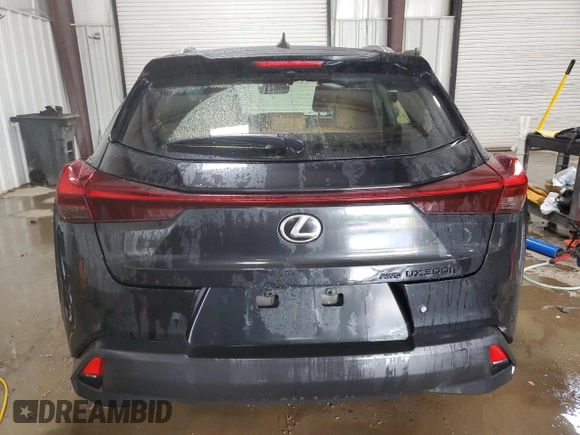 2025 Lexus UX 300h with VIN JTHUCJDH7S2003370, listed as a Copart auction lot 61748695 with 15,830 mi miles and Salvage title. Bid and sale history available at DreamBid. Image 6.