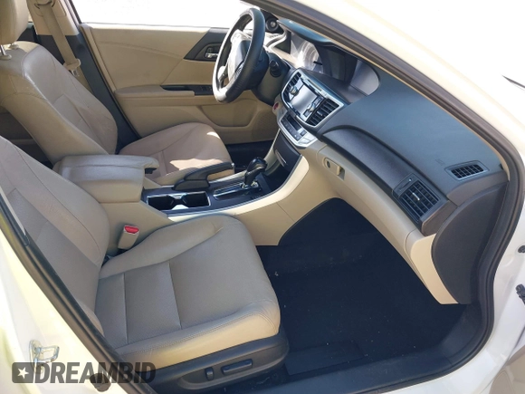 2013 Honda Accord EX-L with VIN 1HGCR2F82DA155081, listed as a IAAI auction lot 41233014 with 192,450 mi miles and . Bid and sale history available at DreamBid. Image 5.