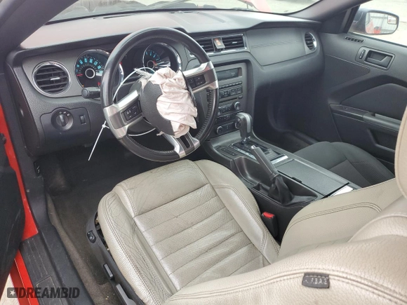 2014 Ford Mustang V6 with VIN 1ZVBP8AM4E5237943, listed as a Copart auction lot 48050815 with 121,594 mi miles and Salvage Title. Bid and sale history available at carsss.com. Image 8.