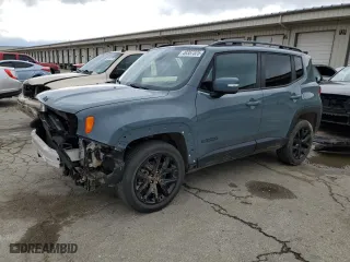 2018 Jeep Renegade Latitude with VIN ZACCJBBB8JPH98991, listed as a Copart auction lot 49357325 with 115,114 mi miles and Salvage Title. Bid and sale history available at carsss.com. Image 1.