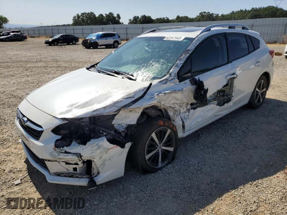 2020 Subaru Impreza Premium with VIN 4S3GTAD63L3723953, listed as a Copart auction lot 62347945 with Not provided miles and Salvage title. Bid and sale history available at DreamBid. Image 1.