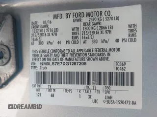 2016 Ford Transit Connect XL z VIN NM0LS7E7XG1287208, wystawiony jako IAAI lot #42044825 z przebiegiem 87 793 mil mil oraz . Historia ofert i sprzedaży dostępna na DreamBid. Obrazek 9.