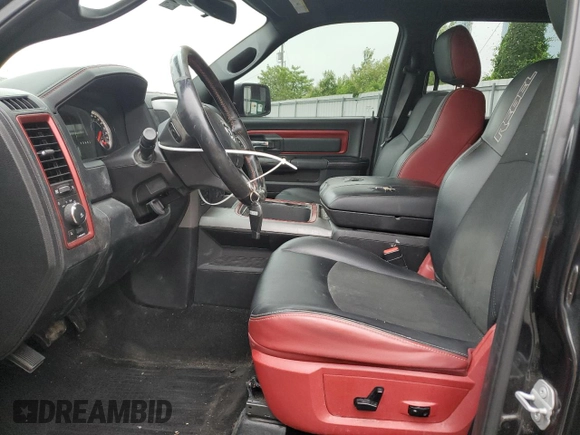 2016 Ram 1500 Rebel with VIN 1C6RR7YT4GS212166, listed as a Copart auction lot 56273595 with 245,650 mi miles and Salvage title. Bid and sale history available at DreamBid. Image 7.