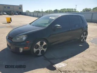 2012 Volkswagen GTI w/Sunroof & Navi PZEV z VIN WVWGD7AJ4CW216096, wystawiony jako Copart lot #53628575 z przebiegiem 131 420 mil mil oraz Szkoda całkowita • Salvage title. Historia ofert i sprzedaży dostępna na DreamBid. Obrazek 1.