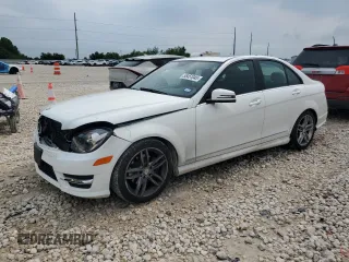 2014 Mercedes-Benz C 250 Sport with VIN WDDGF4HB3EG232798, listed as a Copart auction lot 55451045 with 67,581 mi miles and Salvage Title. Bid and sale history available at DreamBid. Image 1.