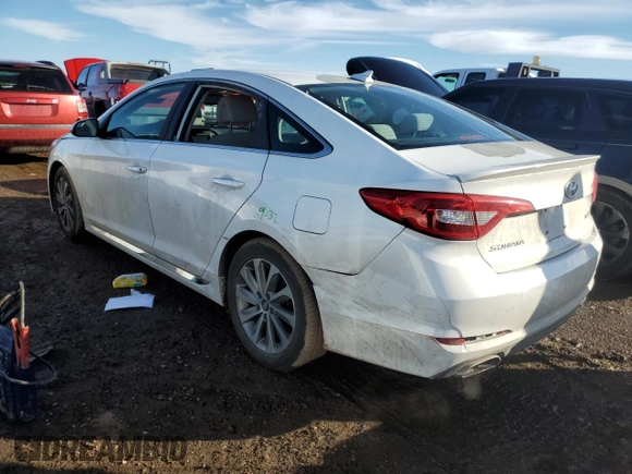 2016 Hyundai Sonata Sport with VIN 5NPE34AF5GH391120, listed as a Copart auction lot 48019405 with 78,172 mi miles and Salvage Title. Bid and sale history available at DreamBid. Image 2.