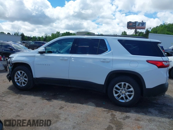 2020 Chevrolet Traverse with VIN 1GNERMKW4LJ168265, listed as a IAAI auction lot 42221889 with 110,795 mi miles and . Bid and sale history available at DreamBid. Image 14.