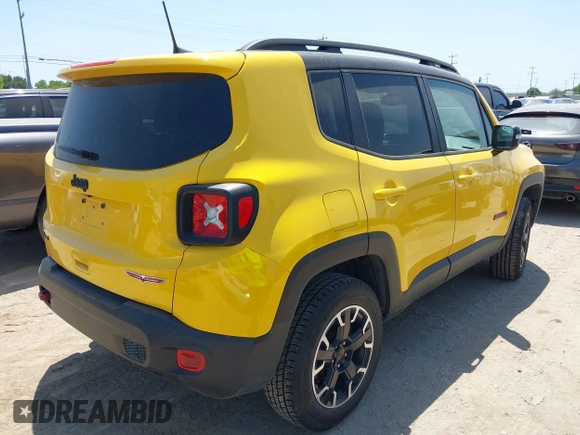 2023 Jeep Renegade Trailhawk with VIN ZACNJDC14PPP66216, listed as a IAAI auction lot 42000920 with 36,048 mi miles and . Bid and sale history available at DreamBid. Image 4.