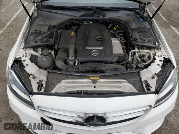 2017 Mercedes-Benz C 300 with VIN 55SWF4JB1HU179841, listed as a Copart auction lot 53890695 with 116,267 mi miles and Salvage Title. Bid and sale history available at DreamBid. Image 11.