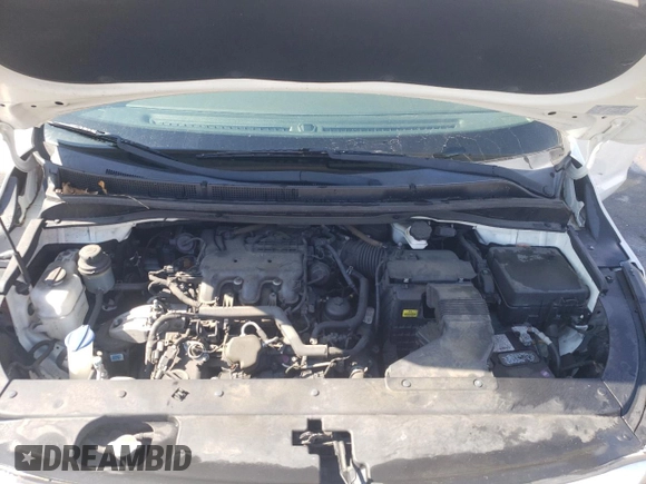 2017 Kia Sedona LX with VIN KNDMB5C18H6331057, listed as a Copart auction lot 46455575 with 93,106 mi miles and Salvage Title. Bid and sale history available at carsss.com. Image 12.