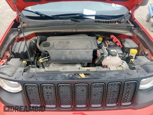 2021 Jeep Renegade Sport with VIN ZACNJDAB7MPM41325, listed as a Copart auction lot 58267755 with 44,841 mi miles and Salvage title. Bid and sale history available at DreamBid. Image 12.