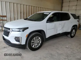2024 Chevrolet Traverse LS with VIN 1GNESTKW1RJ139930, listed as a Copart auction lot 42846055 with 8,132 mi miles and Salvage title. Bid and sale history available at DreamBid. Image 1.
