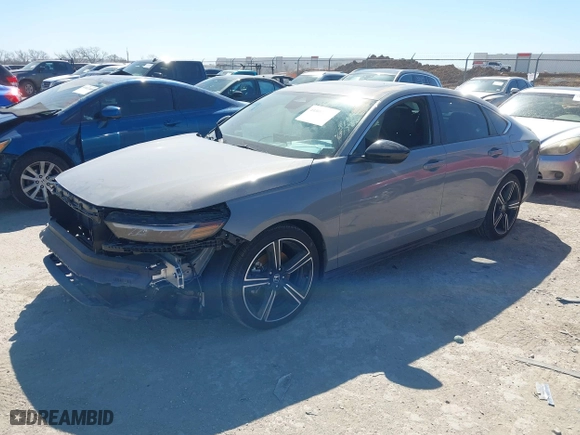 2024 Honda Accord Hybrid Sport with VIN 1HGCY2F59RA069170, listed as a IAAI auction lot 41802278 with 5,417 mi miles. Bid and sale history available at carsss.com. Image 18.