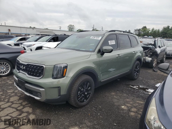 2023 Kia Telluride SX X-Pro с VIN 5XYP5DGC8PG329654, выставлен на аукционе Copart как лот 62067625 с пробегом 38 629 миль миль и Списание • Salvage title. История ставок и продаж доступна на DreamBid. Изображение 1.