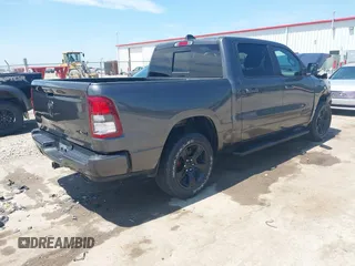 2020 Ram 1500 Big Horn with VIN 1C6SRFFT1LN328030, listed as a IAAI auction lot 42264730 with 47,428 mi miles and . Bid and sale history available at DreamBid. Image 4.