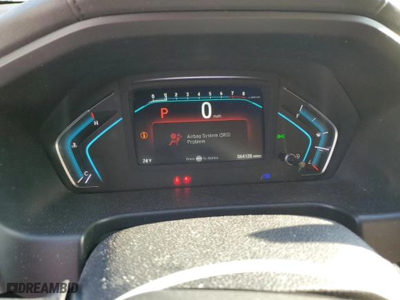 2019 Honda Odyssey EX-L with VIN 5FNRL6H70KB084425, listed as a Copart auction lot 46252375 with 64,128 mi miles and Salvage Title. Bid and sale history available at carsss.com. Image 9.