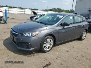 2020 Subaru Impreza with VIN 4S3GTAB69L3725676, listed as a Copart auction lot 59582105 with 37,874 mi miles and Salvage title. Bid and sale history available at DreamBid. Image 1.