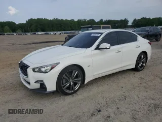 2019 Infiniti Q50 Luxe с VIN JN1EV7AR9KM591389, выставлен на аукционе Copart как лот 55206725 с пробегом 54 043 миль миль и Списание • Salvage title. История ставок и продаж доступна на DreamBid. Изображение 1.