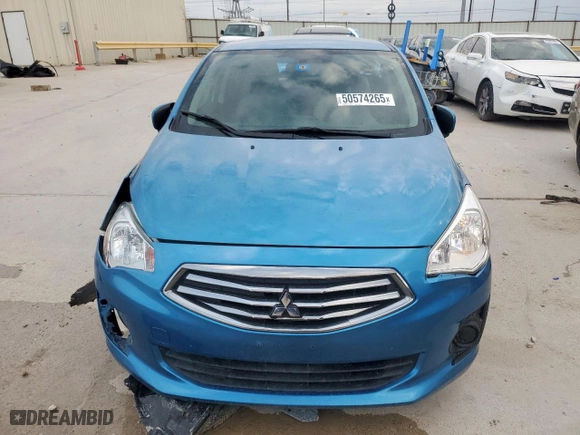 2018 Mitsubishi Mirage G4 ES with VIN ML32F3FJ8JHF10582, listed as a Copart auction lot 50574265 with 108,306 mi miles and Clean Title. Bid and sale history available at carsss.com. Image 5.