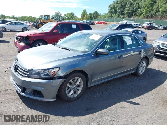 2017 Volkswagen Passat S with VIN 1VWAT7A37HC064654, listed as a IAAI auction lot 42751665 with 93,194 mi miles and . Bid and sale history available at DreamBid. Image 2.