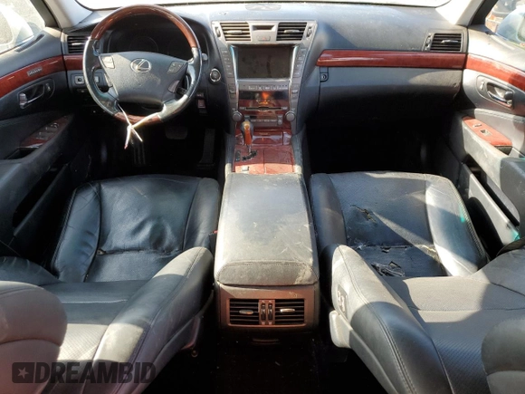 2007 Lexus LS 460 с VIN JTHBL46F375040085, выставлен на аукционе Copart как лот 62029605 с пробегом Не указан миль и Списание • Salvage title. История ставок и продаж доступна на DreamBid. Изображение 8.