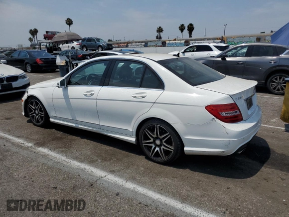 2014 Mercedes-Benz C 350 Sport with VIN WDDGF5HB0ER314501, listed as a Copart auction lot 62274664 with 243,546 mi miles and Salvage Title. Bid and sale history available at DreamBid. Image 2.
