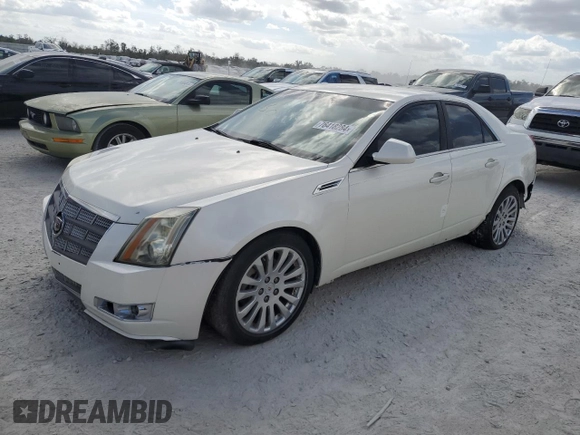 2010 Cadillac CTS Performance with VIN 1G6DL5EV2A0118761, listed as a Copart auction lot 76418284 with Not Provided miles and Salvage Title. Bid and sale history available at carsss.com. Image 1.