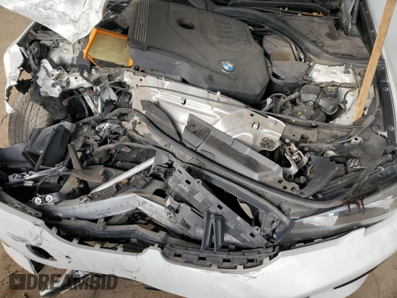2019 BMW 3 Series 330i with VIN WBA5R1C57KAK09173, listed as a Copart auction lot 44773785 with Not provided miles and Salvage title. Bid and sale history available at DreamBid. Image 12.