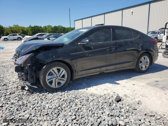 2019 Hyundai Elantra SEL with VIN 5NPD84LF3KH493258, listed as a Copart auction lot 49813145 with 99,296 mi miles and Non Repairable. Bid and sale history available at carsss.com. Image 1.