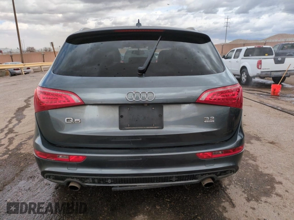 2012 Audi Q5 Premium Plus with VIN WA1DKAFP7CA078449, listed as a Copart auction lot 50728455 with 118,509 mi miles and Salvage title. Bid and sale history available at DreamBid. Image 6.