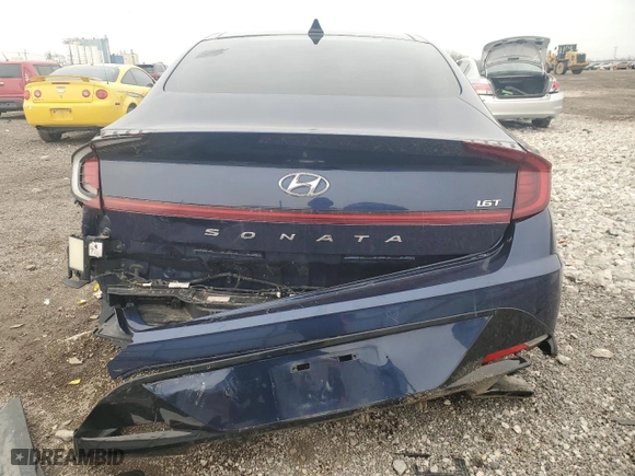 2022 Hyundai Sonata SEL Plus with VIN 5NPEJ4J26NH148626, listed as a Copart auction lot 51487385 with 0 mi miles and Clean Title. Bid and sale history available at carsss.com. Image 6.