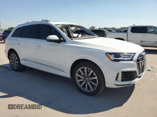 2020 Audi Q7 Premium with VIN WA1AJAF72LD011195, listed as a Copart auction lot 59028624 with 40,529 mi miles and Salvage Title. Bid and sale history available at carsss.com. Image 4.