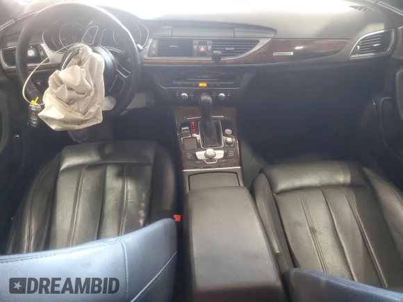 2017 Audi A6 Prestige with VIN WAUH2AFC8HN076999, listed as a Copart auction lot 49725635 with 0 mi miles and Salvage Title. Bid and sale history available at carsss.com. Image 8.