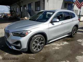 2020 BMW X1 sDrive28i with VIN WBXJG7C03L5P45968, listed as a Copart auction lot 45449005 with 9,706 mi miles and Salvage Title. Bid and sale history available at carsss.com. Image 1.