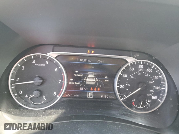 2024 Nissan Sentra SV with VIN 3N1AB8CVXRY322672, listed as a Copart auction lot 54098245 with 5,276 mi miles and Salvage title. Bid and sale history available at DreamBid. Image 9.