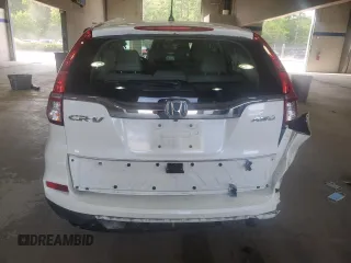 2015 Honda CR-V LX with VIN 5J6RM4H36FL005741, listed as a Copart auction lot 54409775 with 63,171 mi miles and Salvage Title. Bid and sale history available at DreamBid. Image 6.