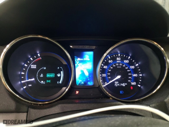 2012 Hyundai Sonata Hybrid with VIN KMHEC4A40CA022676, listed as a Copart auction lot 51004095 with 154,146 mi miles and Salvage Title. Bid and sale history available at carsss.com. Image 9.
