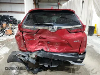 2022 Honda CR-V EX z VIN 2HKRW2H55NH639731, wystawiony jako Copart lot #57587305 z przebiegiem Nie podano mil oraz Szkoda całkowita • Salvage title. Historia ofert i sprzedaży dostępna na DreamBid. Obrazek 6.