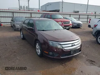2012 Ford Fusion SE with VIN 3FAHP0HA3CR150383, listed as a IAAI auction lot 42131795 with 198,624 mi miles. Bid and sale history available at carsss.com. Image 1.