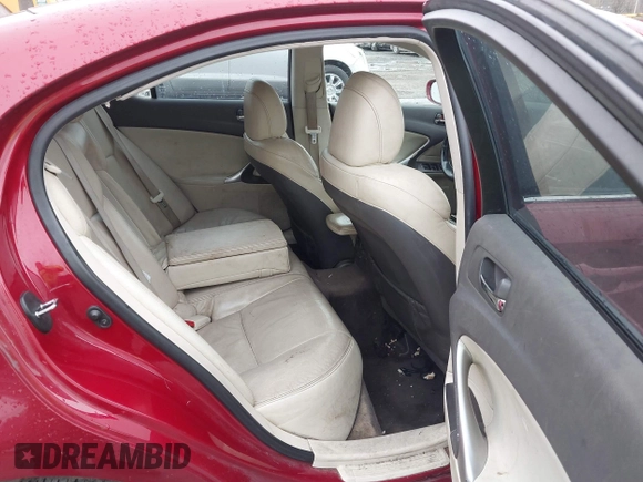 2009 Lexus IS 250 z VIN JTHCK262895028140, wystawiony jako IAAI lot #41996151 z przebiegiem 216 365 mil mil oraz . Historia ofert i sprzedaży dostępna na DreamBid. Obrazek 8.