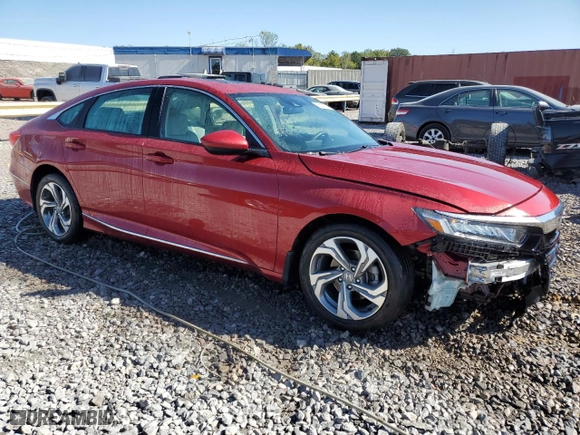 2020 Honda Accord Sedan EX with VIN 1HGCV1F44LA042427, listed as a Copart auction lot 75517934 with 60,536 mi miles and Salvage Title. Bid and sale history available at carsss.com. Image 4.