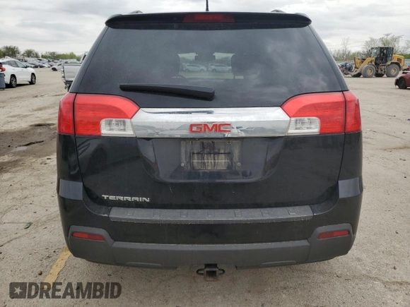 2013 GMC Terrain SLE with VIN 2GKALSEK4D6231048, listed as a Copart auction lot 53974525 with 104,014 mi miles and Salvage Title. Bid and sale history available at DreamBid. Image 6.