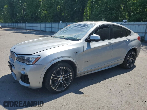 2016 BMW X4 xDrive28i with VIN 5UXXW3C57G0M89883, listed as a Copart auction lot 56080924 with 0 mi miles and Salvage Title. Bid and sale history available at carsss.com. Image 1.