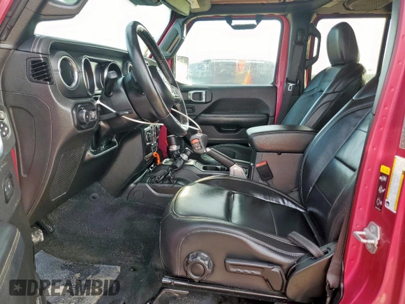 2022 Jeep Wrangler Unlimited Sahara z VIN 1C4HJXEN0NW106045, wystawiony jako Copart lot #61257055 z przebiegiem 104 937 mil mil oraz Szkoda całkowita • Salvage title. Historia ofert i sprzedaży dostępna na DreamBid. Obrazek 7.