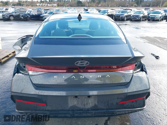 2024 Hyundai Elantra SEL with VIN KMHLM4DG8RU654892, listed as a IAAI auction lot 41752711 with 14,577 mi miles. Bid and sale history available at carsss.com. Image 17.