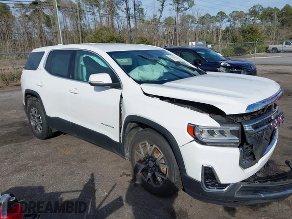 2020 GMC Acadia SLE with VIN 1GKKNKLA5LZ112128, listed as a IAAI auction lot 41472963 with 72,502 mi miles and . Bid and sale history available at carsss.com. Image 1.
