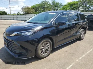 2023 Toyota Sienna LE with VIN 5TDKRKEC3PS153363, listed as a Copart auction lot 61843745 with 36,575 mi miles and Salvage title. Bid and sale history available at DreamBid. Image 1.